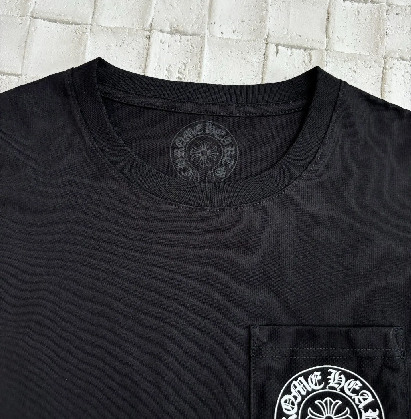 🅿️270 Chrome Heart*/Chrome Heart 25SS CH New York limited horseshoe print short-sleeved T-shirt. The fabric is made of 26-woven 200g cotton. The printing uses special imported slurry. Customized supporting accessories. Size: S/M/L